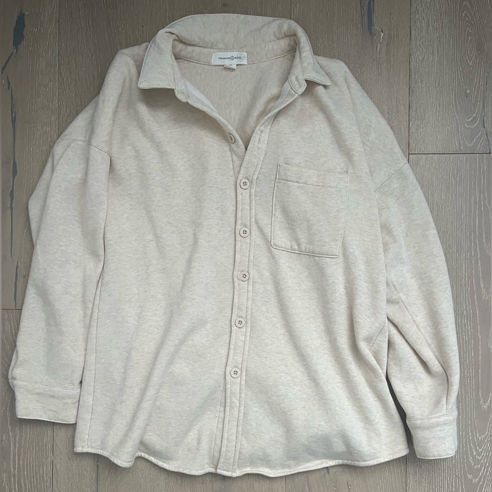 Treasure & Bond Button-Up Sweater